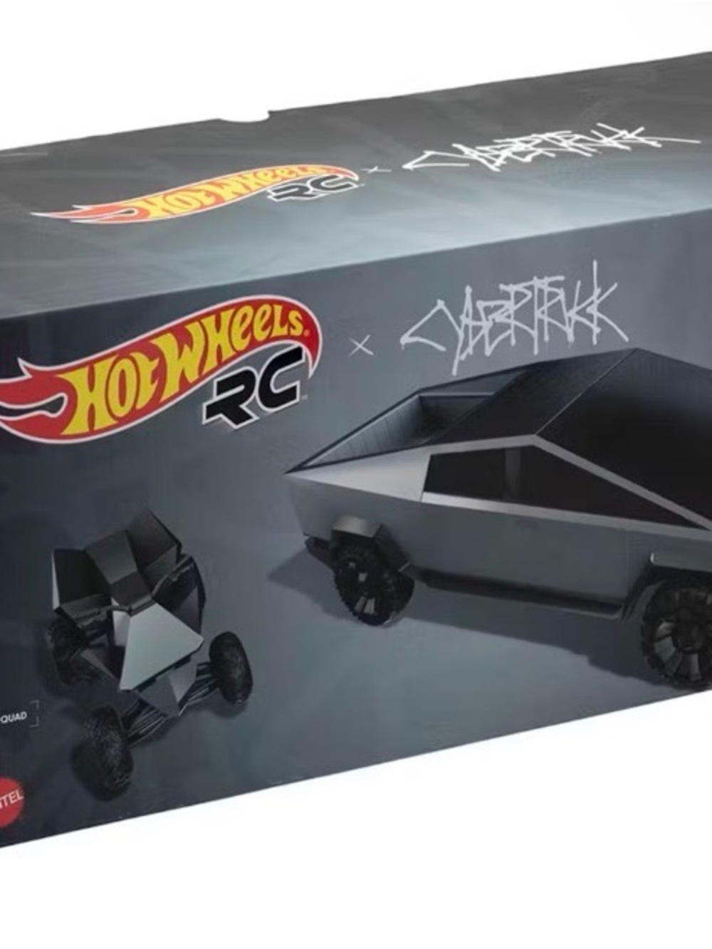 Hot Wheels RC Cybertruck-Style Remote Control Car in Gray